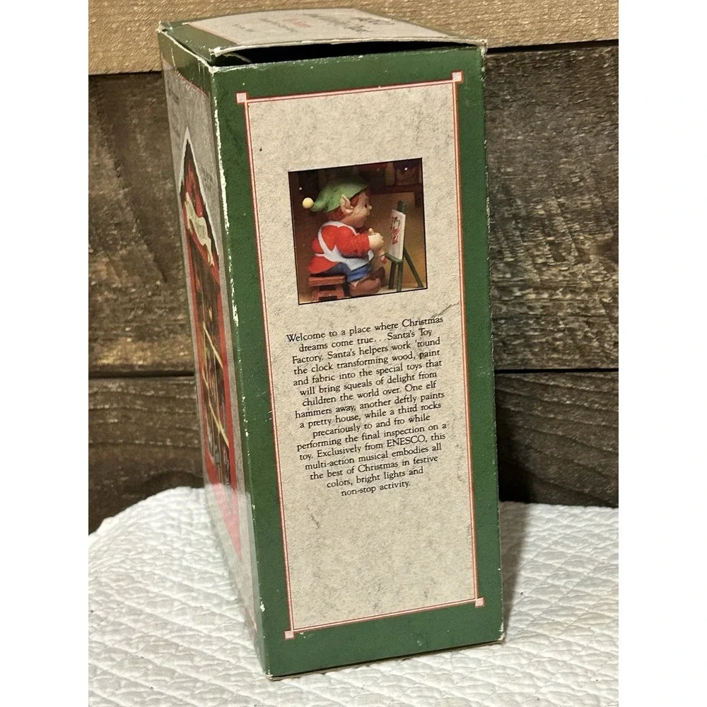 Rare-Vintage 1991 Enesco Small World Of Music ( Toy Factory)‎ Working!